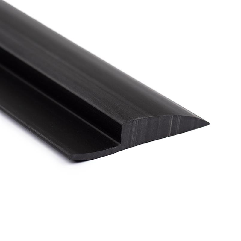 flexibel zwart BxH=65x9,5mm | Rubbermagazijn