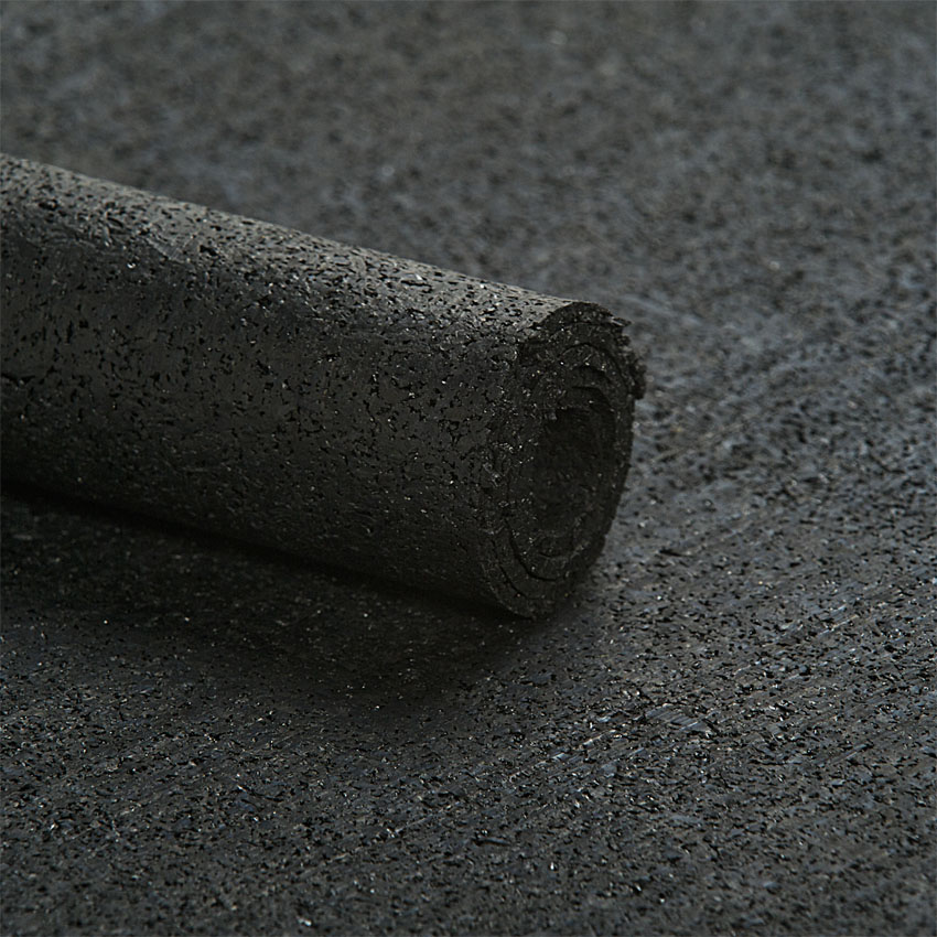 bundel uitzondering Bergbeklimmer Rubber ondervloer asfaltlook 4mm (20x1,5m) | Rubbermagazijn