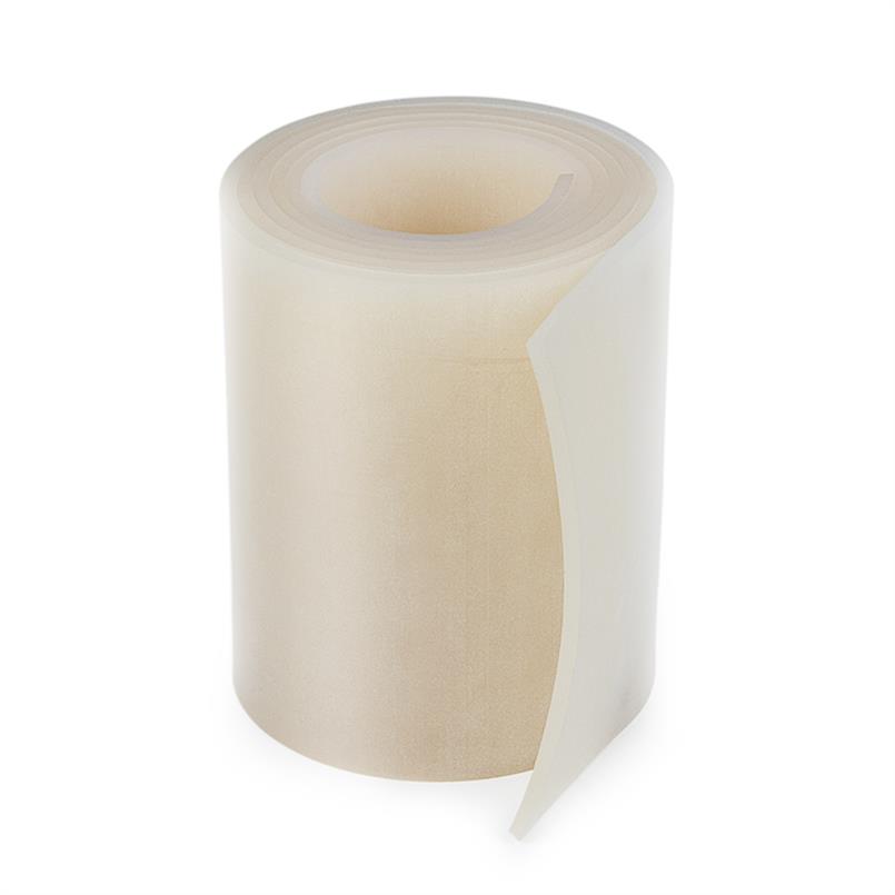 indruk Yoghurt Overeenkomend Silicone plaatrubber transparant FDA 0,5mm (LxB=30x1,2m)